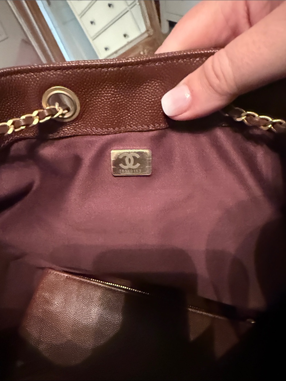 Chanel 25 Medium Bag - Brown - Picture 15 of 16